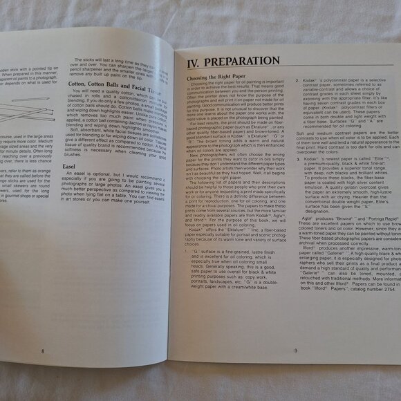 Photo Oil Painting Veronica Book Photo Arts 1988 Detailed Instructions Projects - Picture 3 of 5